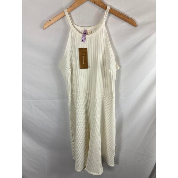 NWT Alya Francescas Ribbed Sleeveless Dress Size Large - Picture 3 of 9